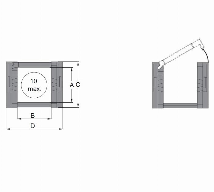 Energiekette CK 15 Breite 20mm, einzelne Glieder